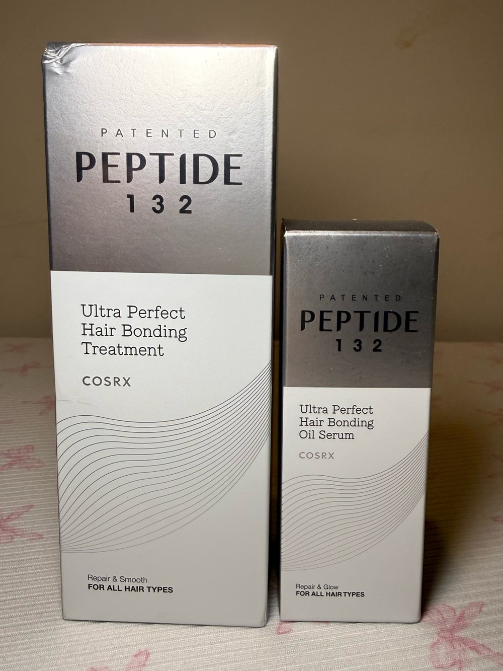 COSRX Peptide 132 Ultra Perfect Hair Bonding Treatment - Silver/White